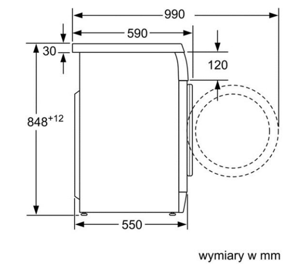 Bosch WAE20166PL biała - 225784 - zdjęcie 3